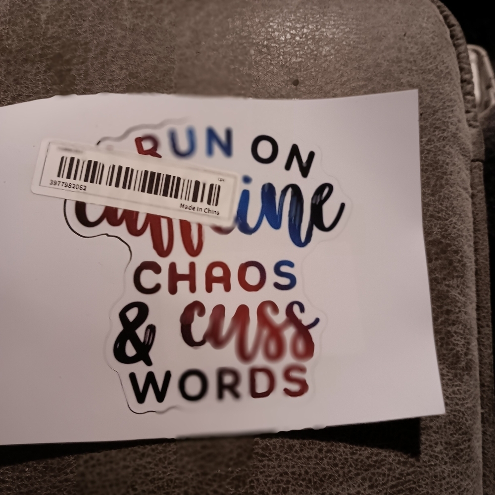 Colorful Sticker with Fun Text